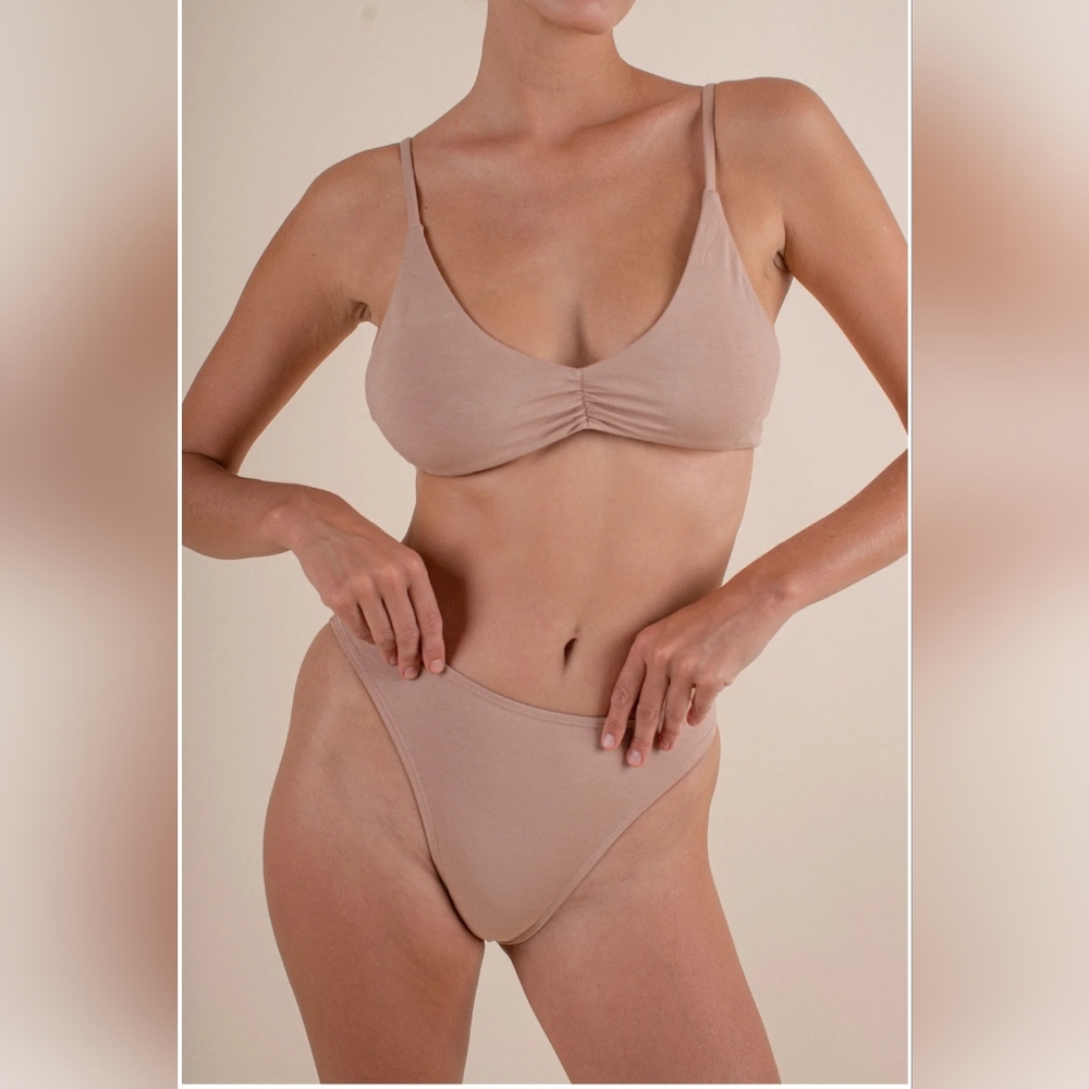 Indigo Luna Layla Bralette in Latte